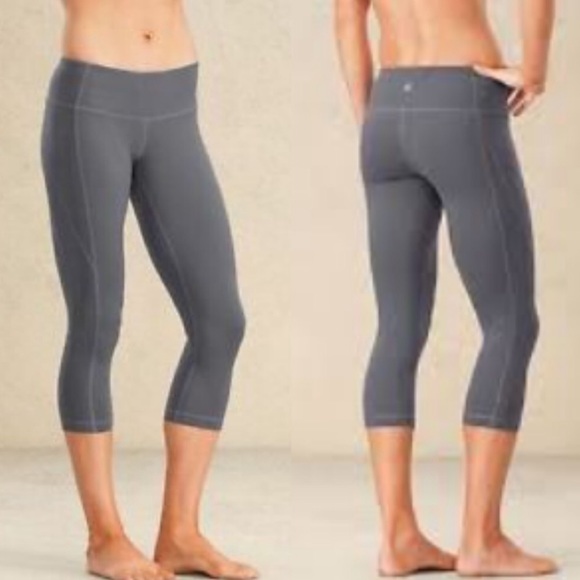 Athleta Pants - Athleta | Revelation Gray Capri Leggings